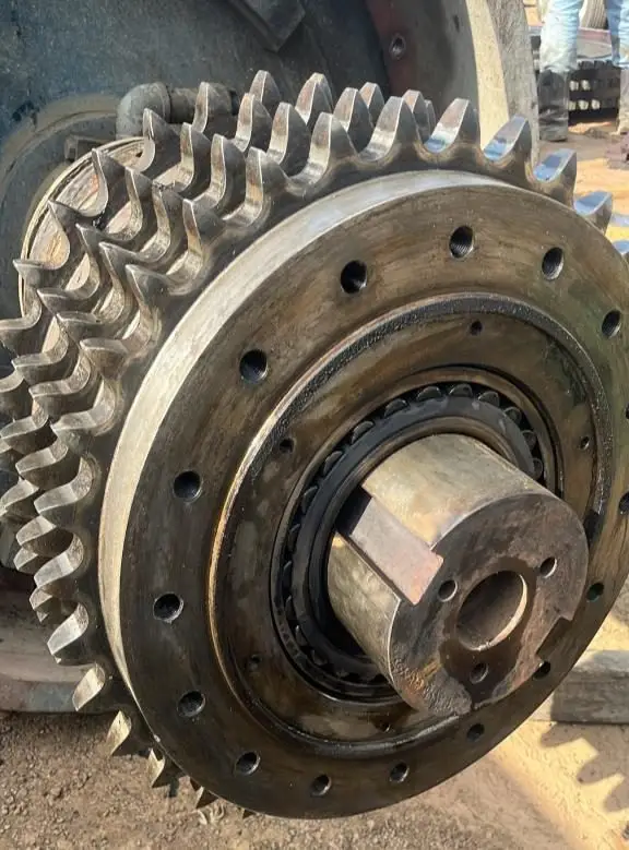 Extracción del malacate e inspección de sprocket