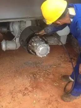 Desarme e inspección del tren de rodaje