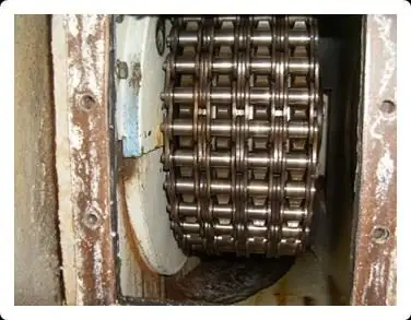 Bomba de lodo: dientes de engranaje del cigüeñal