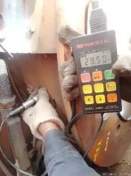 Medición de espesor por ultrasonido