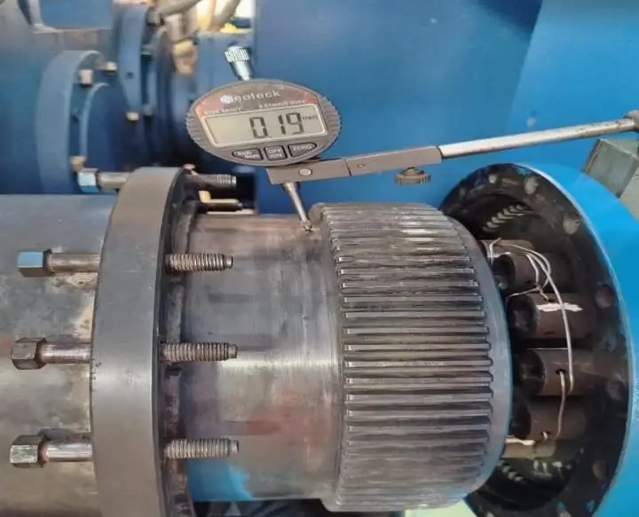 Alineación de motores eléctricos de 1200 KVA