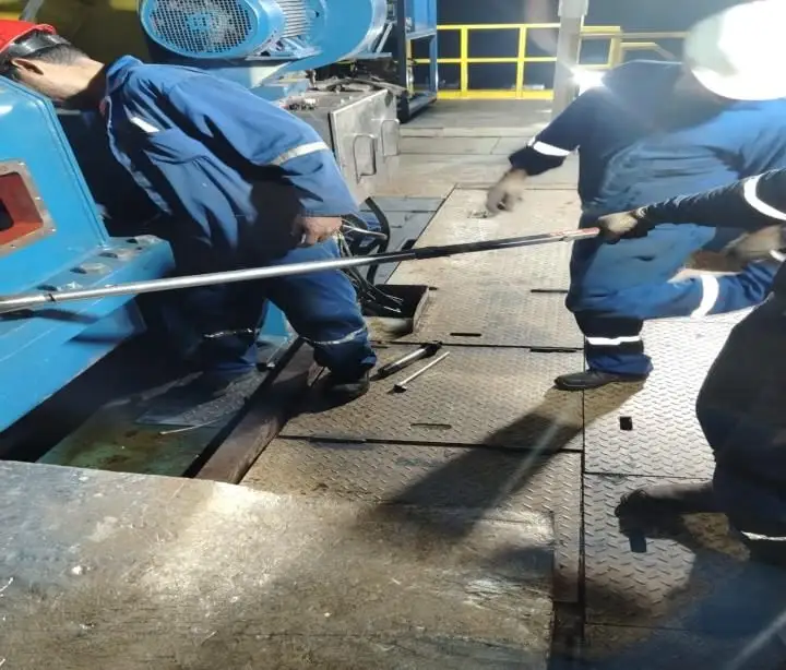 Alineación de motores eléctricos de 1200 KVA