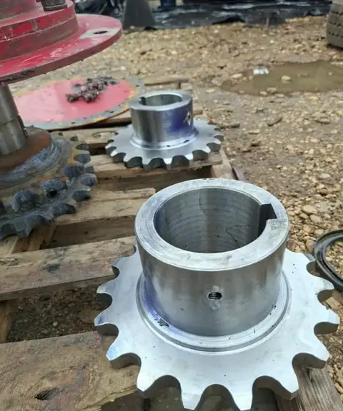 Caja angular y cartucho de tracción
