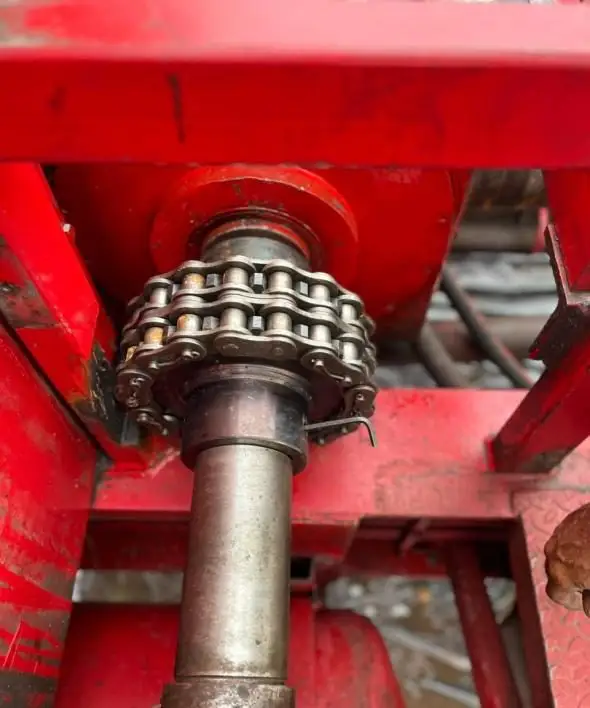 Sprocket y cadena del cartucho de tracción