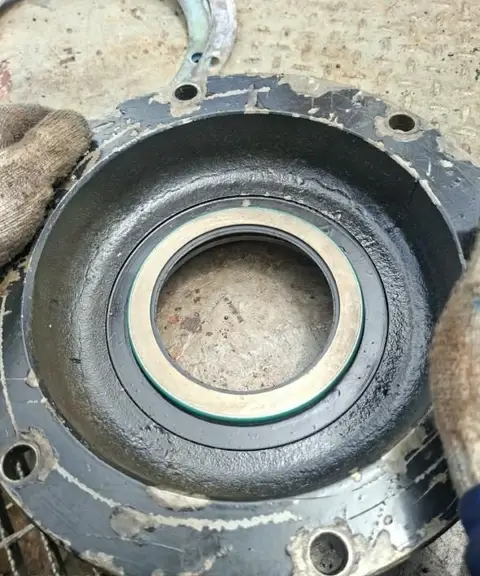 Bomba de lodo: cigüeñal, bielas, rodamientos y medición final