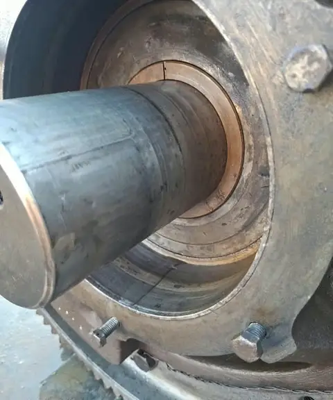 Bomba de lodo: cigüeñal, bielas, rodamientos y medición final