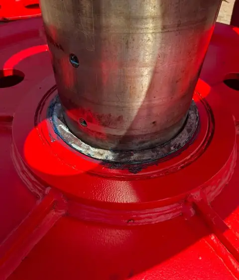 Cubo de polea con eje y anillo
